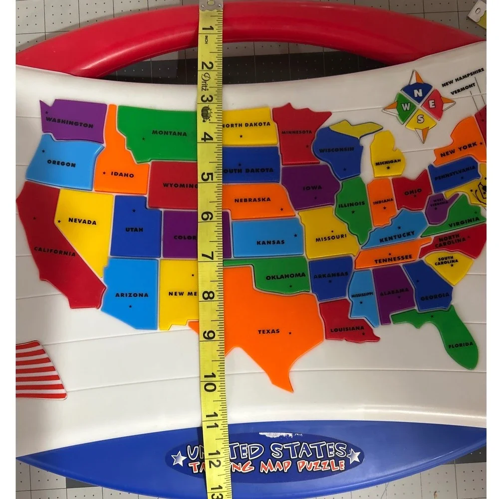 Tek Nek United States Talking Map Puzzle Educational Geography Toy Kids